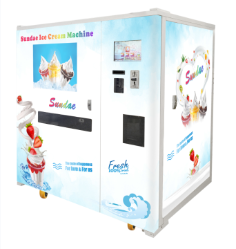 Ice Cream Vending Machine for 24 Hour Service