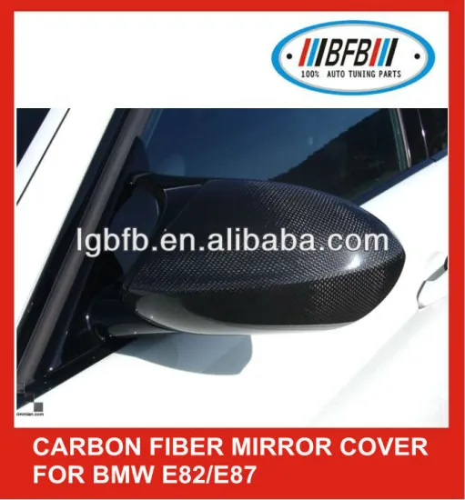 FOR BMW E82/E87 1-Series Dry Carbon Side Door Mirror Cover Covers