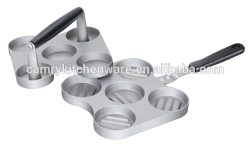 BBQ 5cups mini cast aluminum burger press