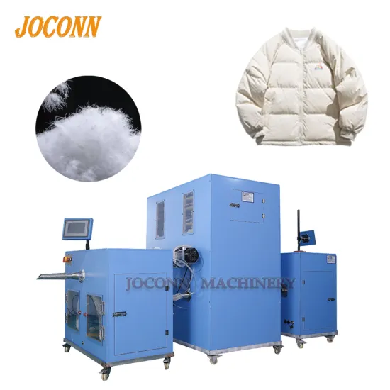 High Speed Goose Feather Weighing and Down Jacket Filling Machine