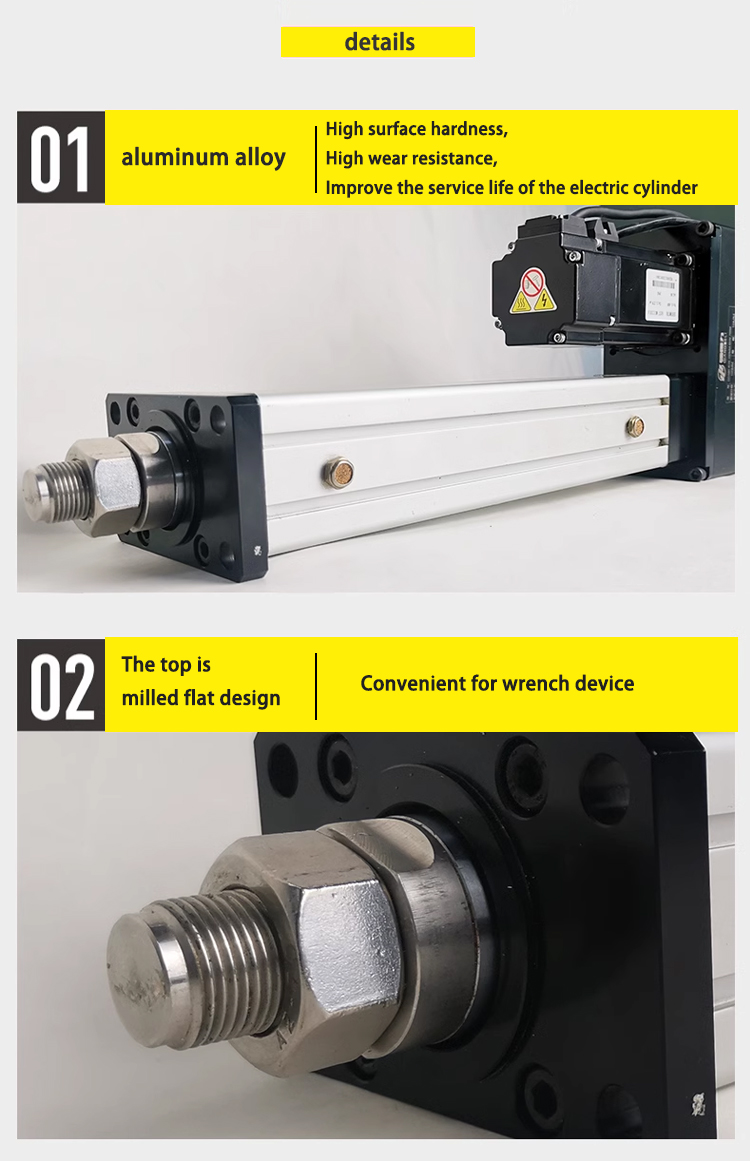 15,000N Aluminum Alloy Mount Servo Linear Actuator