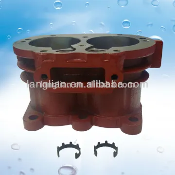 Langlian Brand KAMAZ Red Air Pump Compressor Twin Cylinder Body
