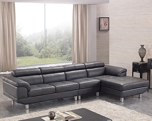 Leather Chaise Sofa