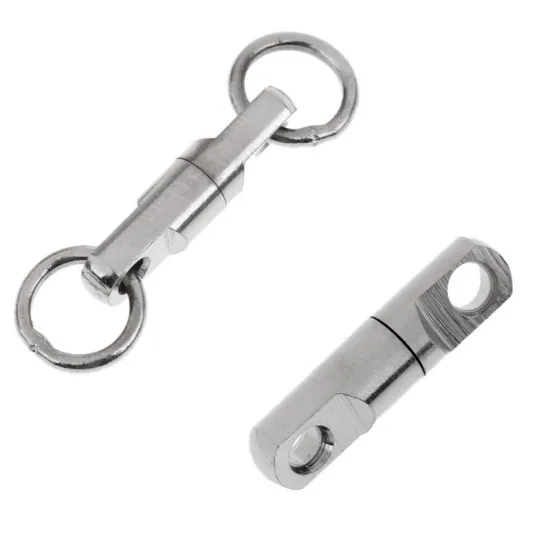 Stainless Steel Carp Fishing Swivel with Solid Ring