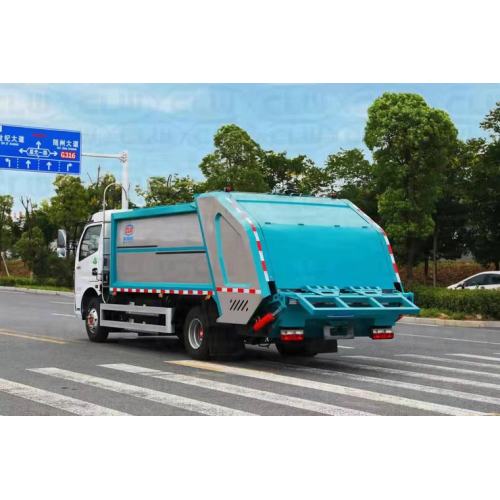 New energy electric 8cbm compressed garbage truck