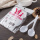 Disposable takeaway cutlery sets fork spoon napkin with opp bag for salad