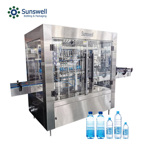 Small scale full line washing filling capping plant