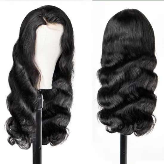 Wholesale Glueless Swiss Lace Wigs 10A Cheap Brazilian Hair 4x4 Raw Body Wave Human Hair Lace Wig Front Wigs