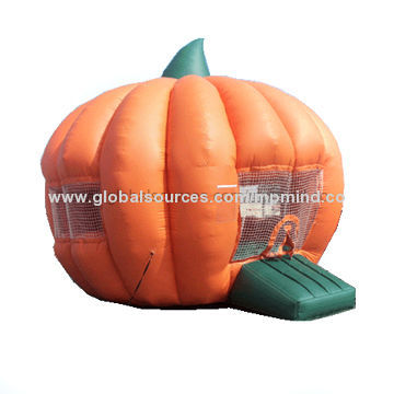Inflatable Pumpkin Bouncer, Meets ASTM, UL (USA) EN71, CE, EMC, GS, BS Marks