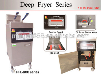 Henny penny fried chicken machine pressure or open cooker deep frying with timer