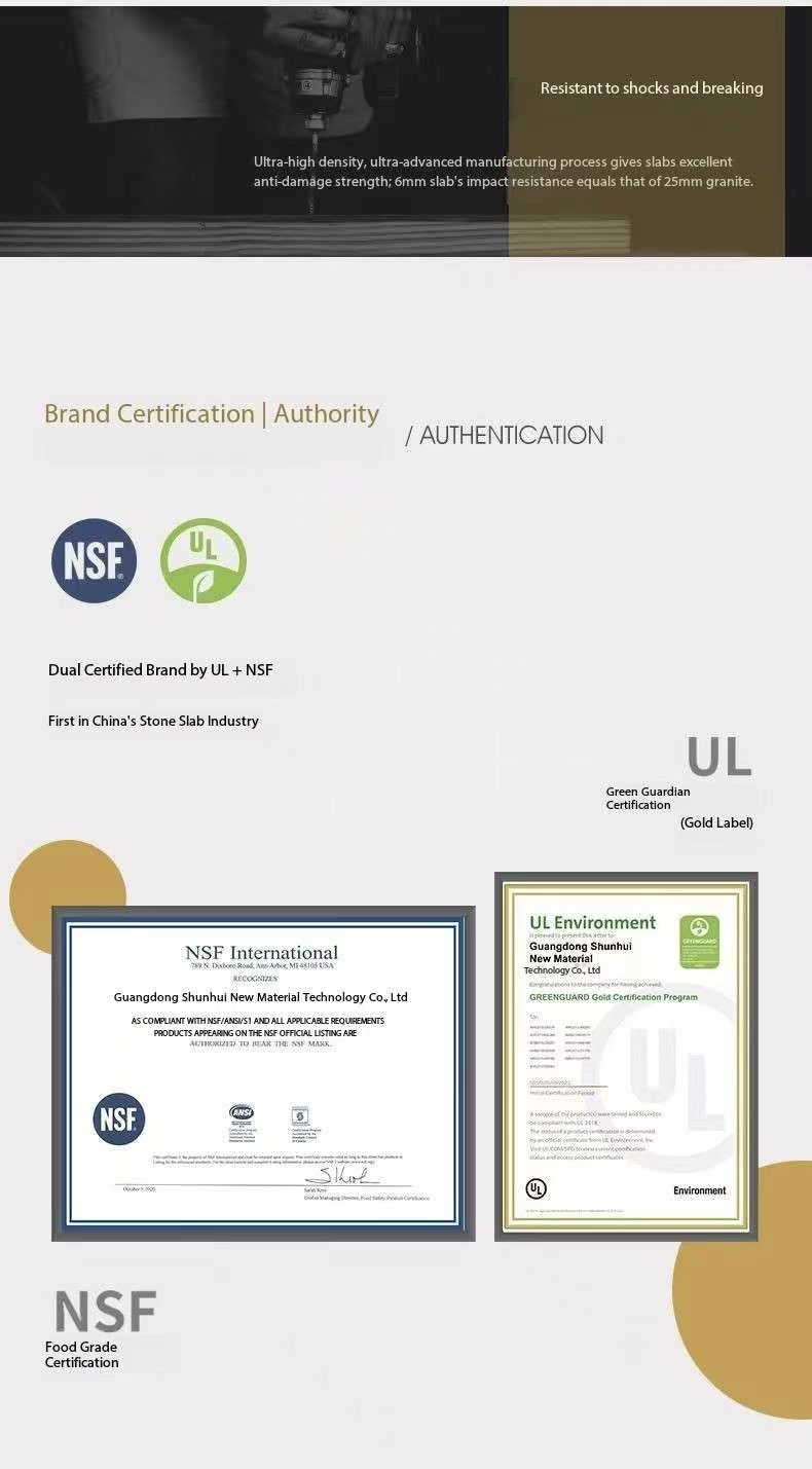 beige sintered stone slab