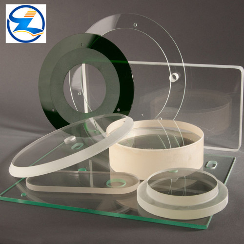 3mm round tempered clear glass for instrument panel