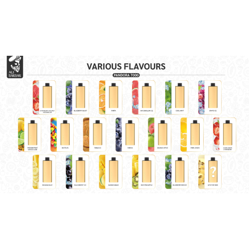 original alibarbar pandora 7000 puffs disposable vape pod