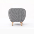 Modern Gabriola Fabric Lounge Chair