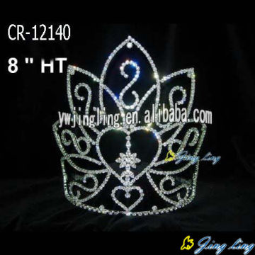 Coronas de diamantes de imitación gran desfile personalizado