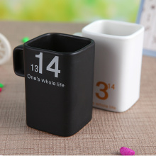 Black and White Ceramics Coffee Mug