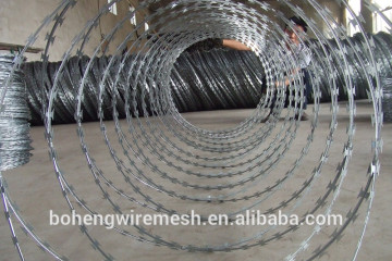 stainless steel HD galvanized BTO-60 razor wire