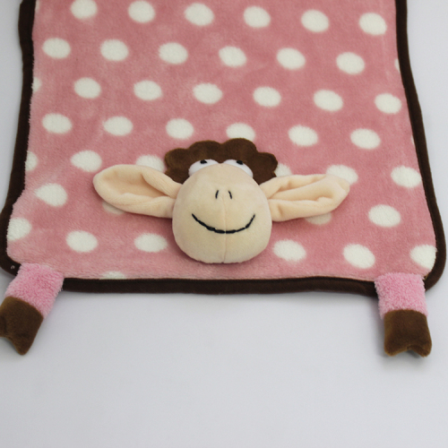 50*50cm Sheep Head Plush Soft Blanket, Stuffed Toy Blanket, Stuffed Animal Head Blanket, High