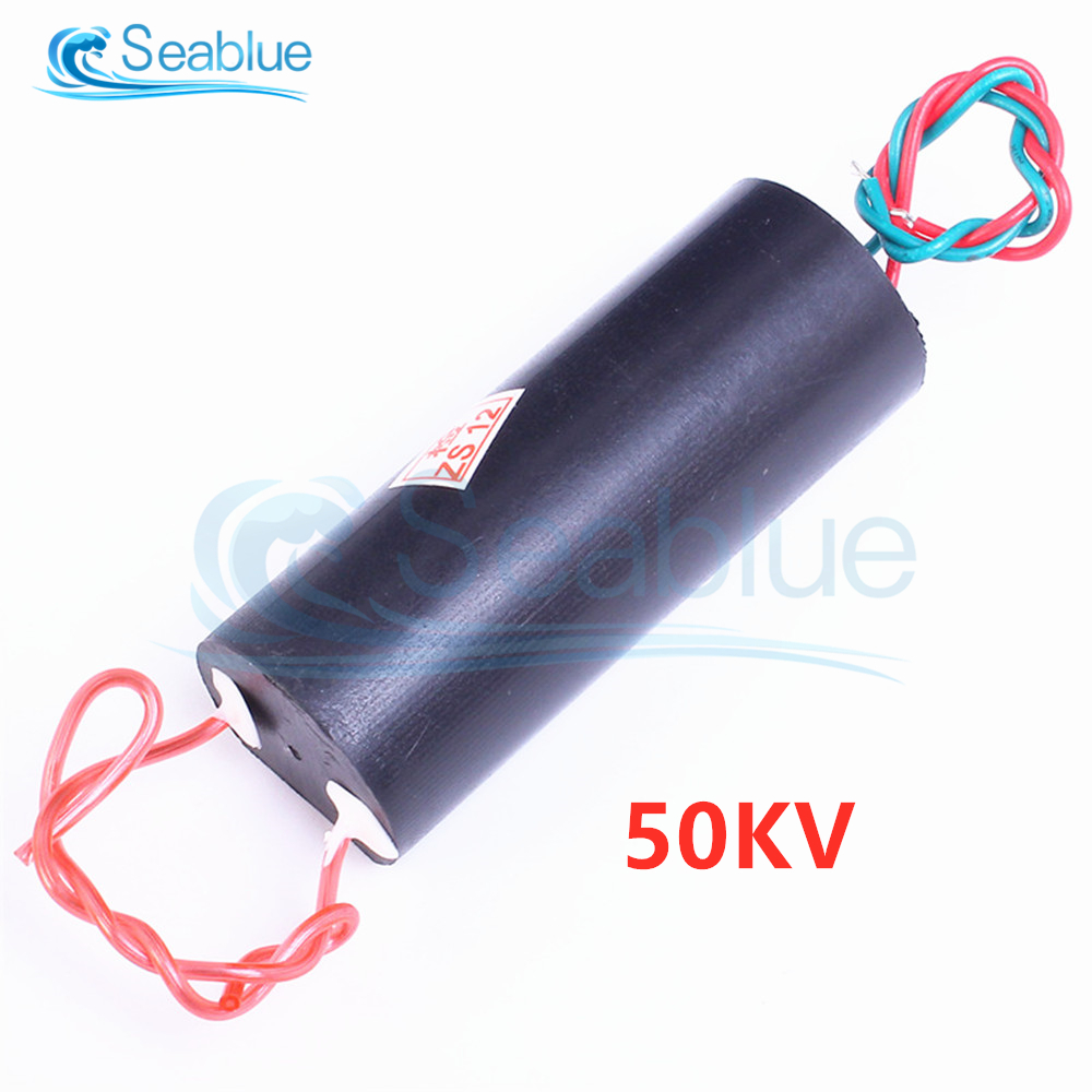 DC 3.7V-6V to 50KV 50000V High Voltage Pulse Arc Generator Inverter Step Up Boost Transformer Super Arc Ignition Coil Module