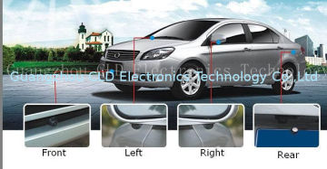 Hd Avm 180 Degree Car Reverse Camera Kit With Recorder Function