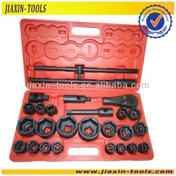 26 pcs 1/2" dr. forged impact socket set