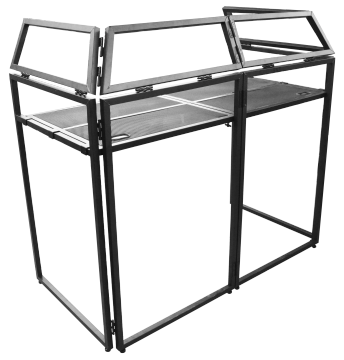Paparan Truss Mudah Alih: Booth DJ Visual Audio Visual Profesional yang disesuaikan dengan pendirian pembesar suara mudah alih