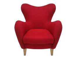 Leisure sofa chair in red