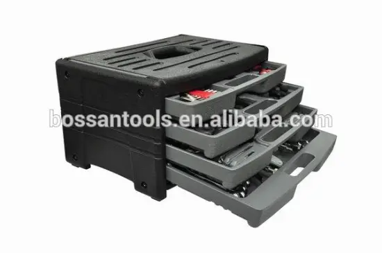 185 pcs household tool kit with case