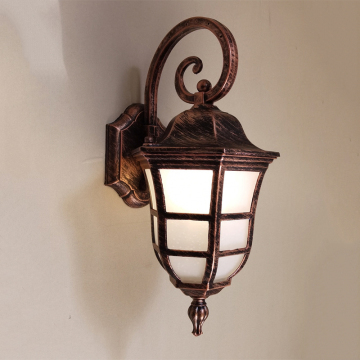 Vintage wasserdichte Aluminiumgrenze im Freien Gartenlampe Wandleuchte mit CE ETL