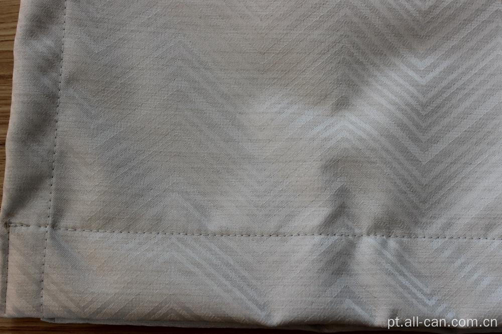 Tecido de cortina com revestimento jacquard