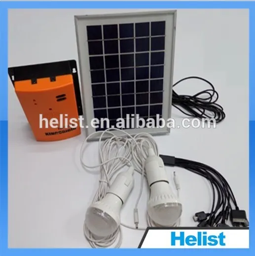 factory original solar LED home lighting system kits widely used in rural area