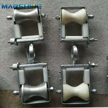 Double Pulley Fiber Optical Cable Replacer