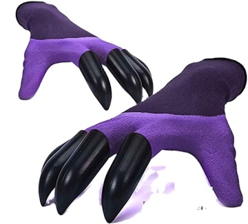 Gardening Gloves with Claws for Flowers, Vegetables, and Weed Removal
