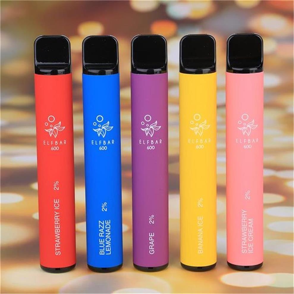 Melhor dispositivo de caneta vape descartável da barra Elf Bar 600