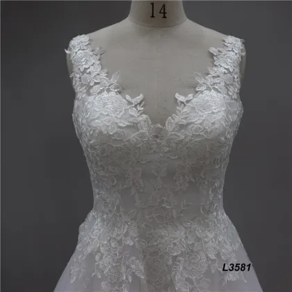 Bridal Gown Lace Wedding Gown Bridal Dress 2021 beaded backless Vestido De Novio