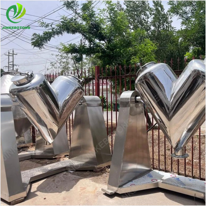 Stainless steel V-shaped mixer