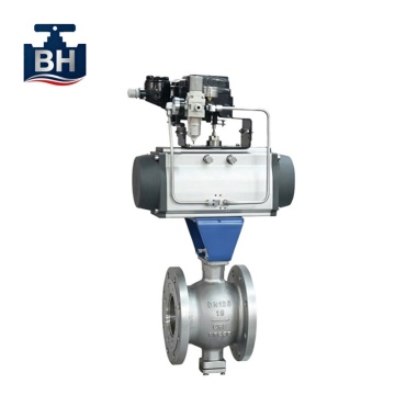 Robust Pneumatic V-Type Ball Valve