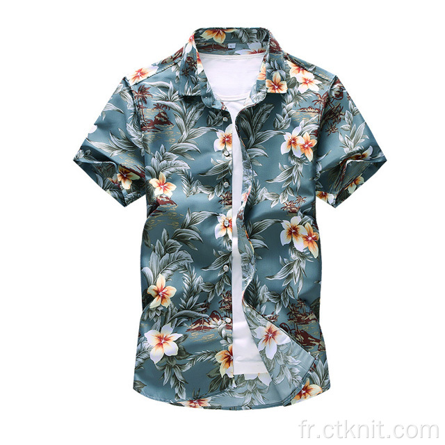 chemise de vacances imprimée pour homme