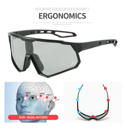 Polarized UV400 Windproof Cycling Sunglasses for Mountain Sports