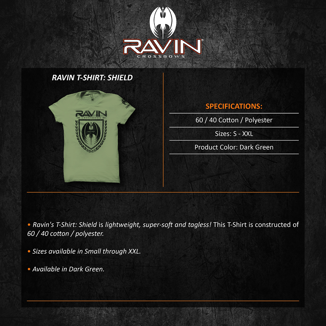 Ravin_Tshirt_Shield_Product_Description