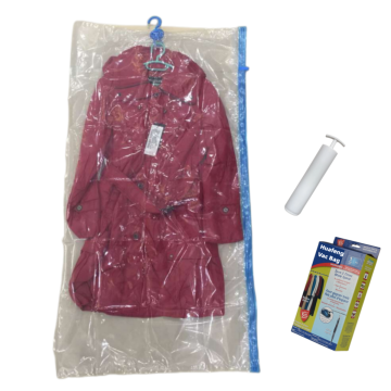 Plastic Dust-Proof Space-Saving Travel Clothing Storage Bag