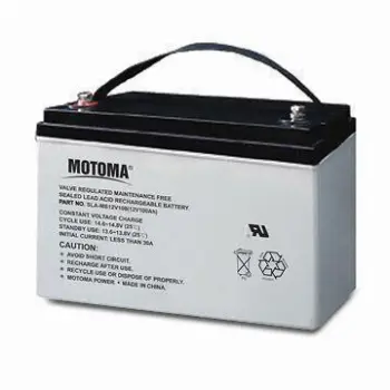 12V Solar Battery, Deep Cycle with 100mAh Capacity, High Rate Power and Maintenance-free Features