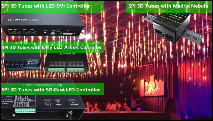 LED controller for SPI 3D Tube