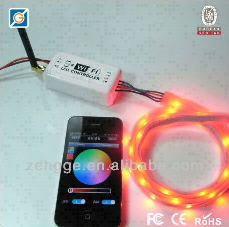Iphone/IOS/Ipad/Android LED wifi touch remote control RGB Wifi Controller