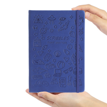 Collezione di taccuini a diario allineato personalizzabile in taglie A5 e A6: opzioni di pelle PU con copertina rigida premium perfette per gli studenti