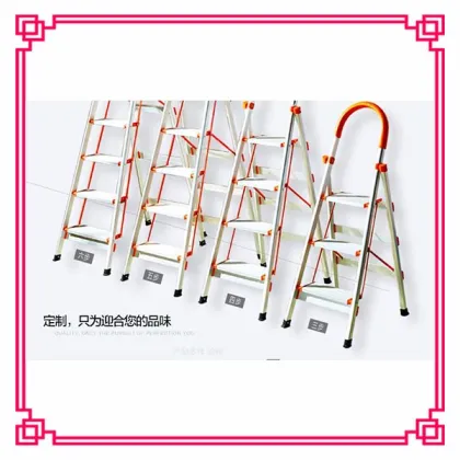 Anti-slip safe step ladder foldable aluminium ladder portable ladder