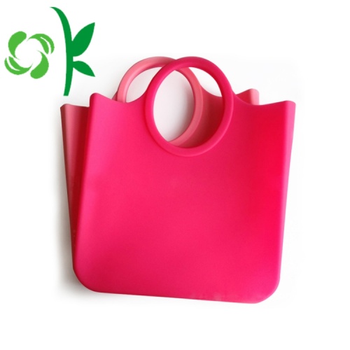 Nuova borsa in silicone quadrata per shopping