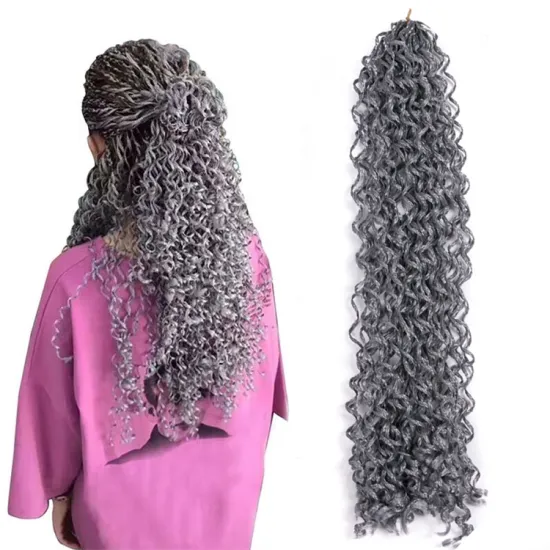 Synthetic Hair Extensions Curly Box Braiding Crochet Braids Color Wholesale 18 Inch 25 strands/pcs Micro Zizi Braid Crochet Hair
