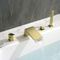 SHAMANDA Waterfall Bathtub Faucet Set with Sprayer