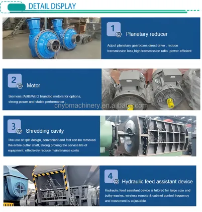 High Quality ABS/PMMA Plastic Crushing and Shredding Machines for Industrial Applications